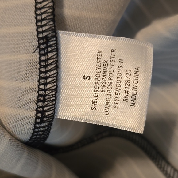 Mi Ami Black and White Striped Dress With Pockets, Size S (0816) - Picture 8 of 8